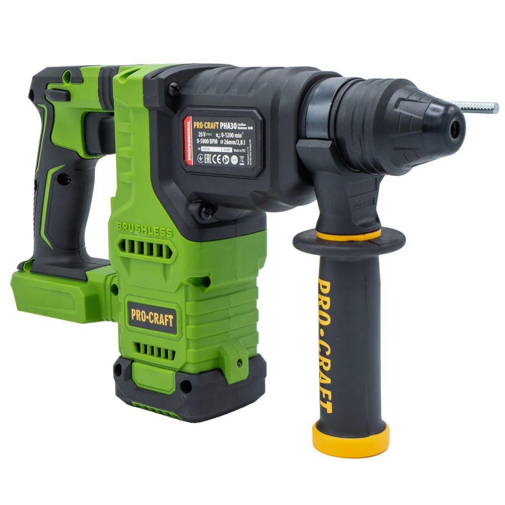 Акумуляторний перфоратор Procraft PHA30 без АКБ та ЗП (PC-030031)