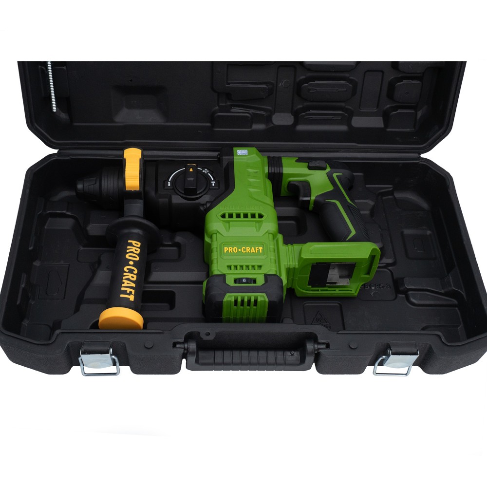 Акумуляторний перфоратор Procraft PHA30 Кейс без АКБ та ЗП (PC-030032)