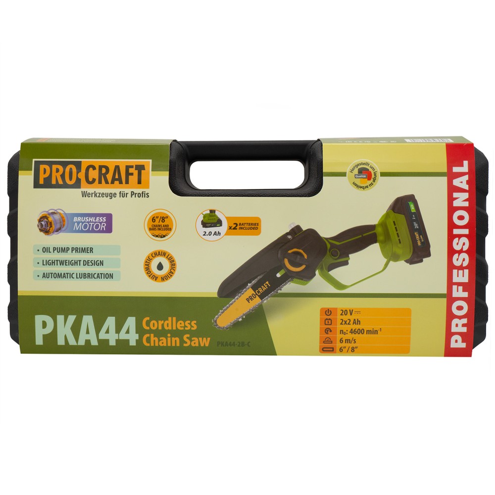 Акумуляторна міні пила Procraft PKA44, 2 акб+кейс (PC-030442)