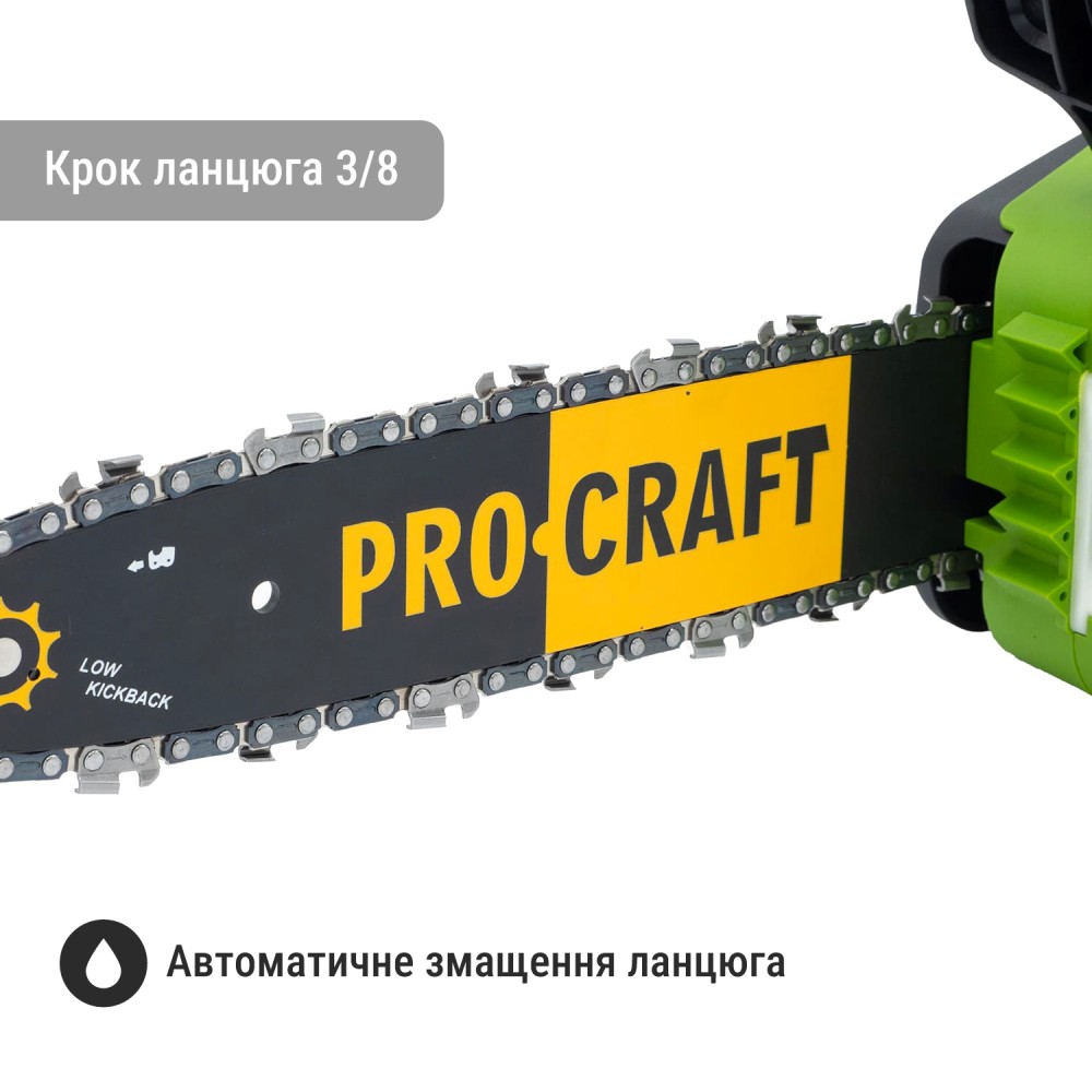 Аккумуляторная пила Procraft PKA38 без АКБ и ЗУ (PC-030038)