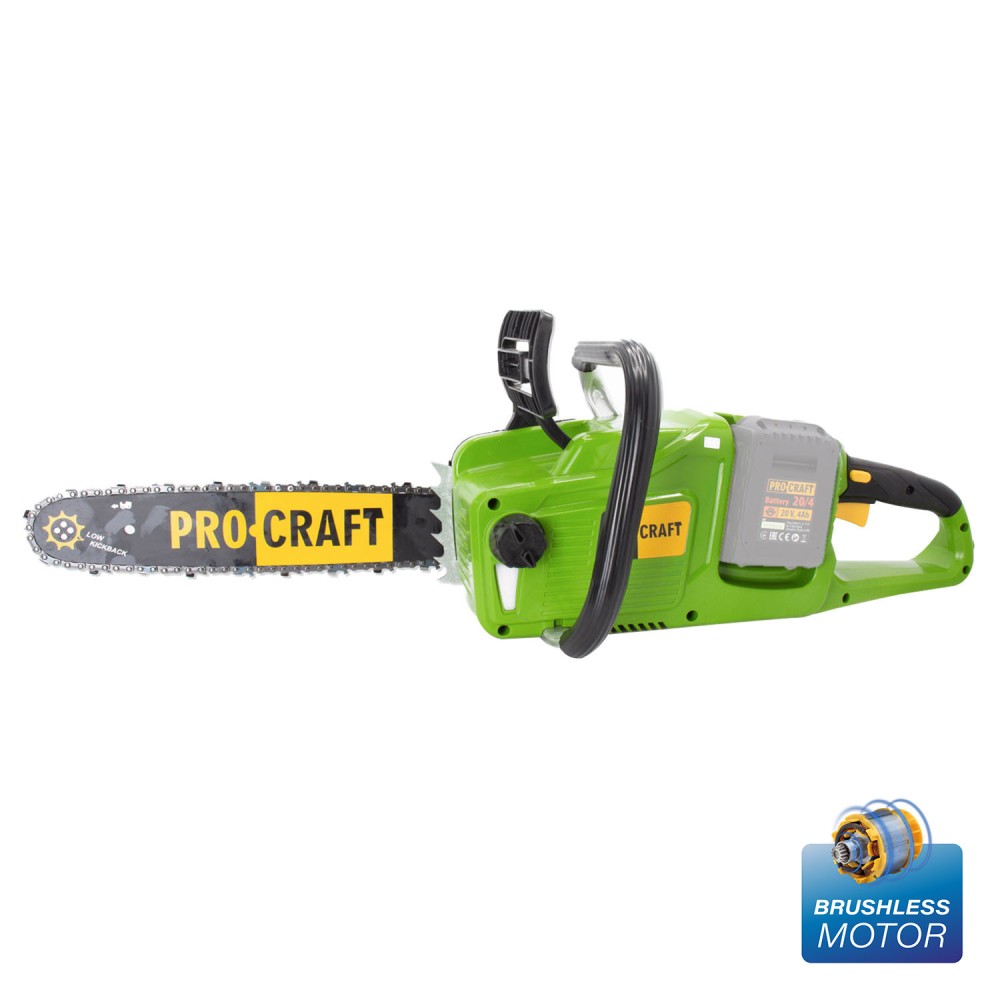 Акумуляторна ланцюгова пилка Procraft PCA40/2 без АКБ та ЗП (PC-030402)