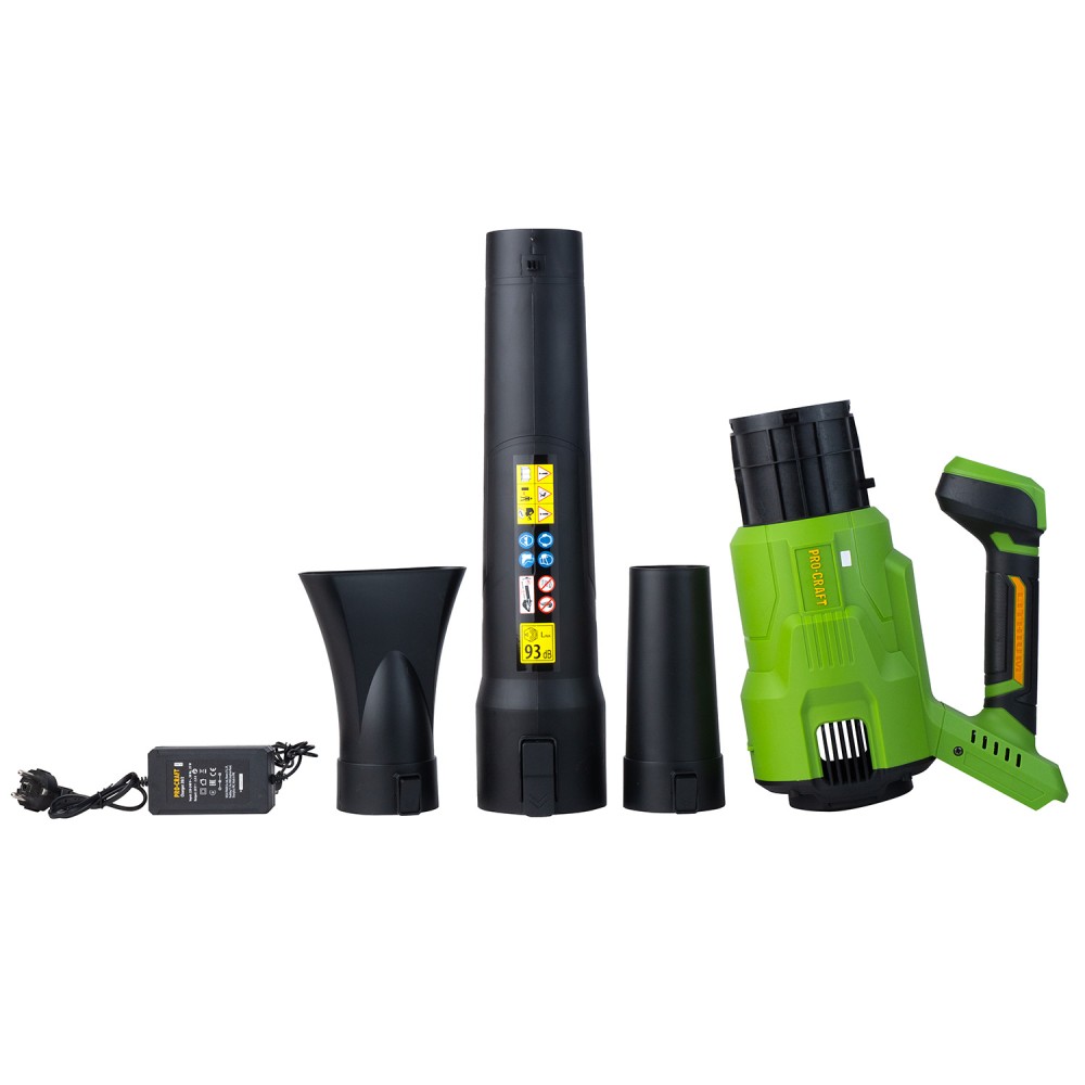 Акумуляторна повітродувка Procraft PB26, 1 АКБ та ЗП (PC-030364)