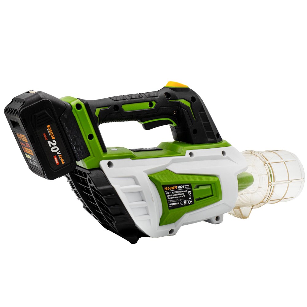 Акумуляторна повітродувка Procraft PB20 без АКБ та ЗП (PC-030233)