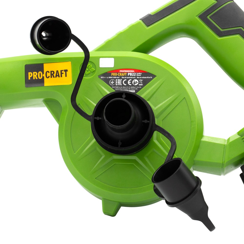 Акумуляторна повітродувка Procraft PB22 без АКБ та ЗП (PC-030259)