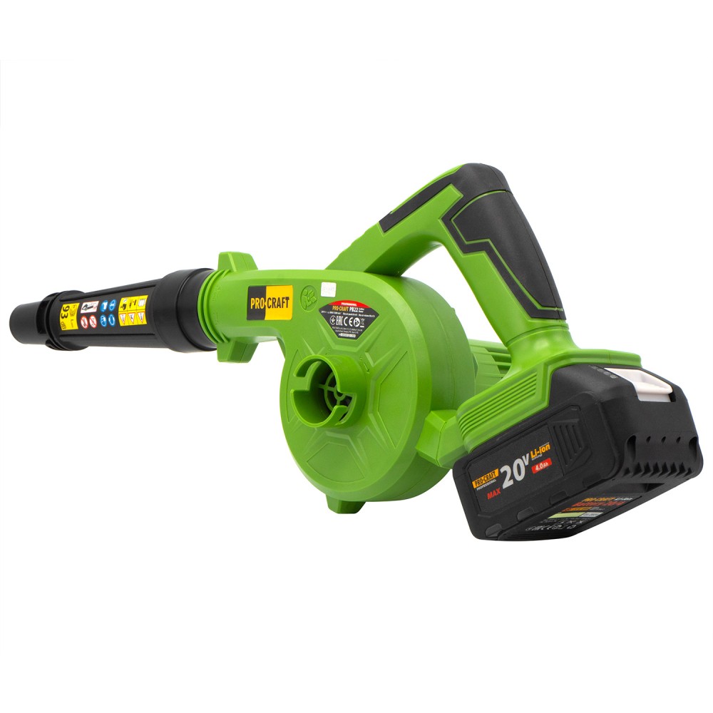 Акумуляторна повітродувка Procraft PB22 без АКБ та ЗП (PC-030259)