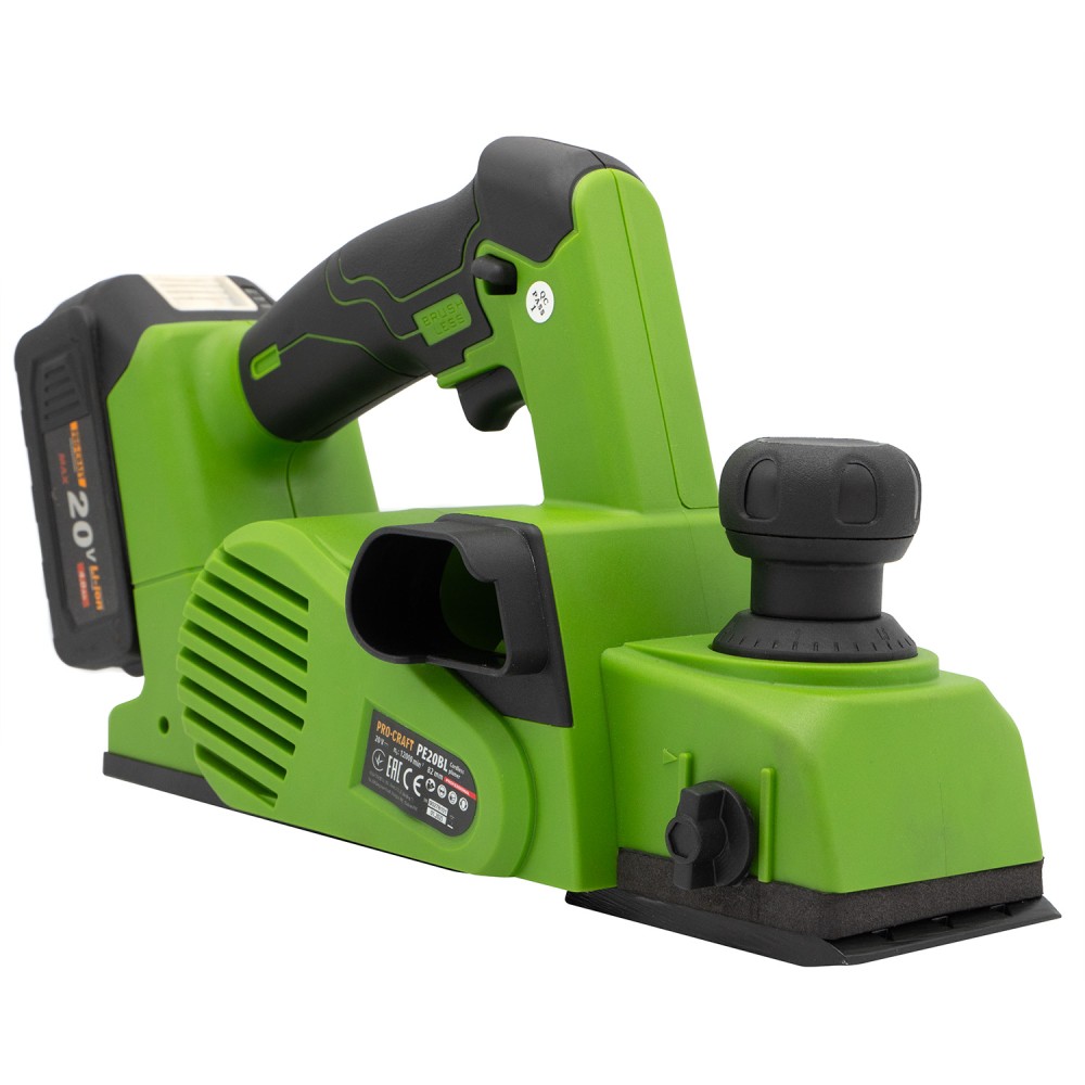 Акумуляторний рубанок Procraft PE20BL без АКБ та ЗП (PC-030257)