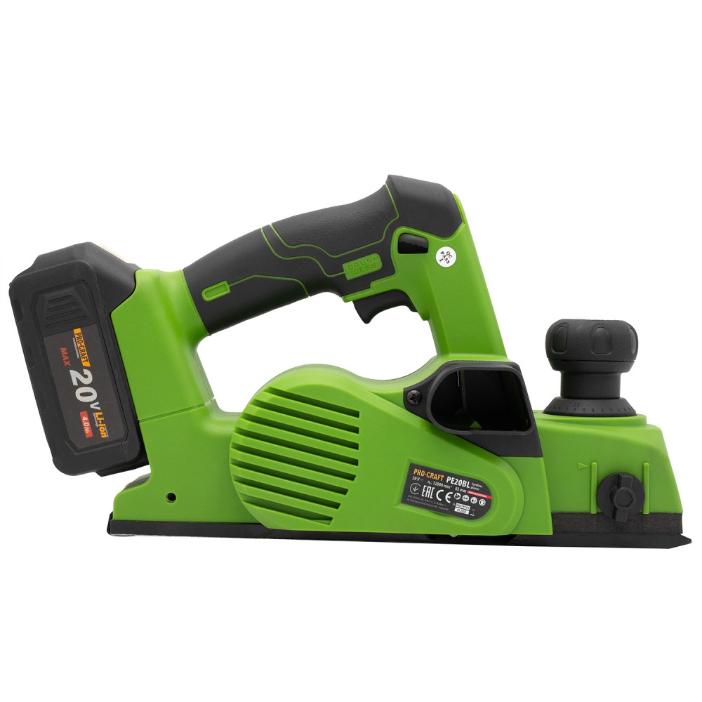 Акумуляторний рубанок Procraft PE20BL без АКБ та ЗП (PC-030257)