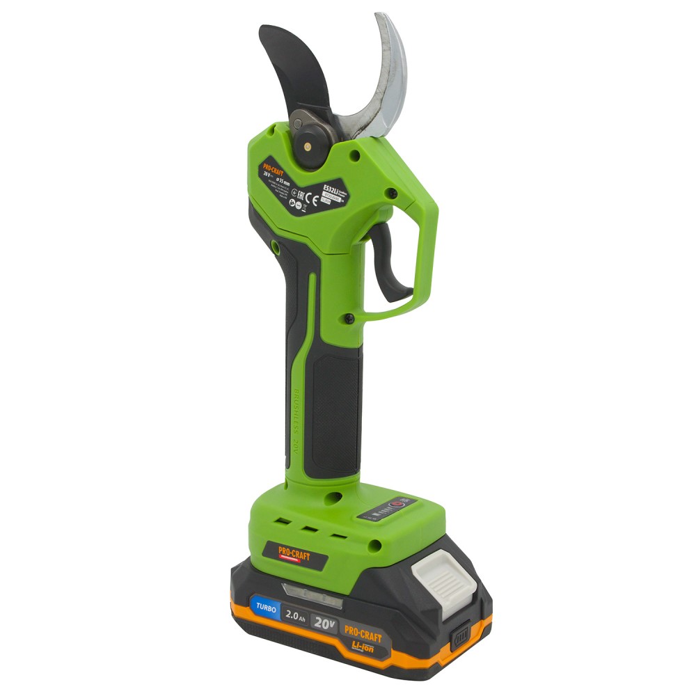 Акумуляторний секатор Procraft ES32Li з 1 акб (PC-030321)