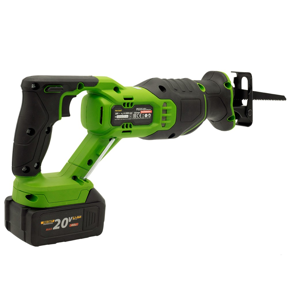 Акумуляторна шабельна пила Procraft PSS35 без АКБ та ЗП (PC-030035)
