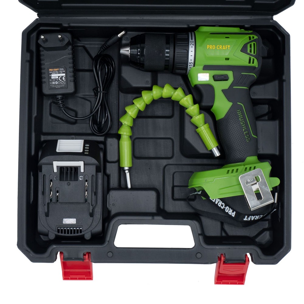 Шуруповерт Procraft PA18LiN з 1 АКБ та ЗП (PC-001811)