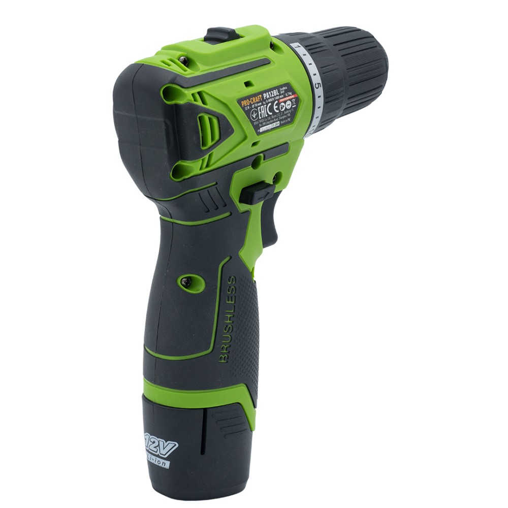 Шуруповерт Procraft PA12BL з 1 АКБ та ЗП (000126)