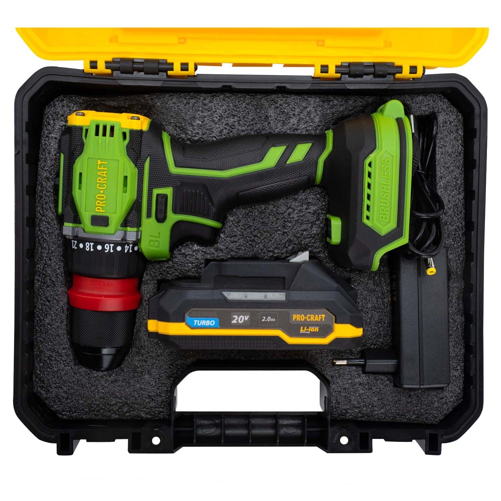 Шуруповерт Procraft PA18Pro DFR з 1 АКБ 2Аг (PC-001817)