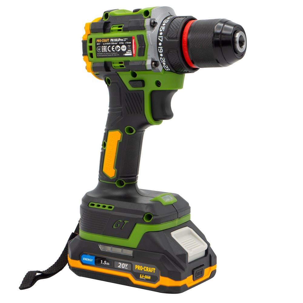 Шуруповерт Procraft PA18LiPro 1 АКБ (PC-000191)