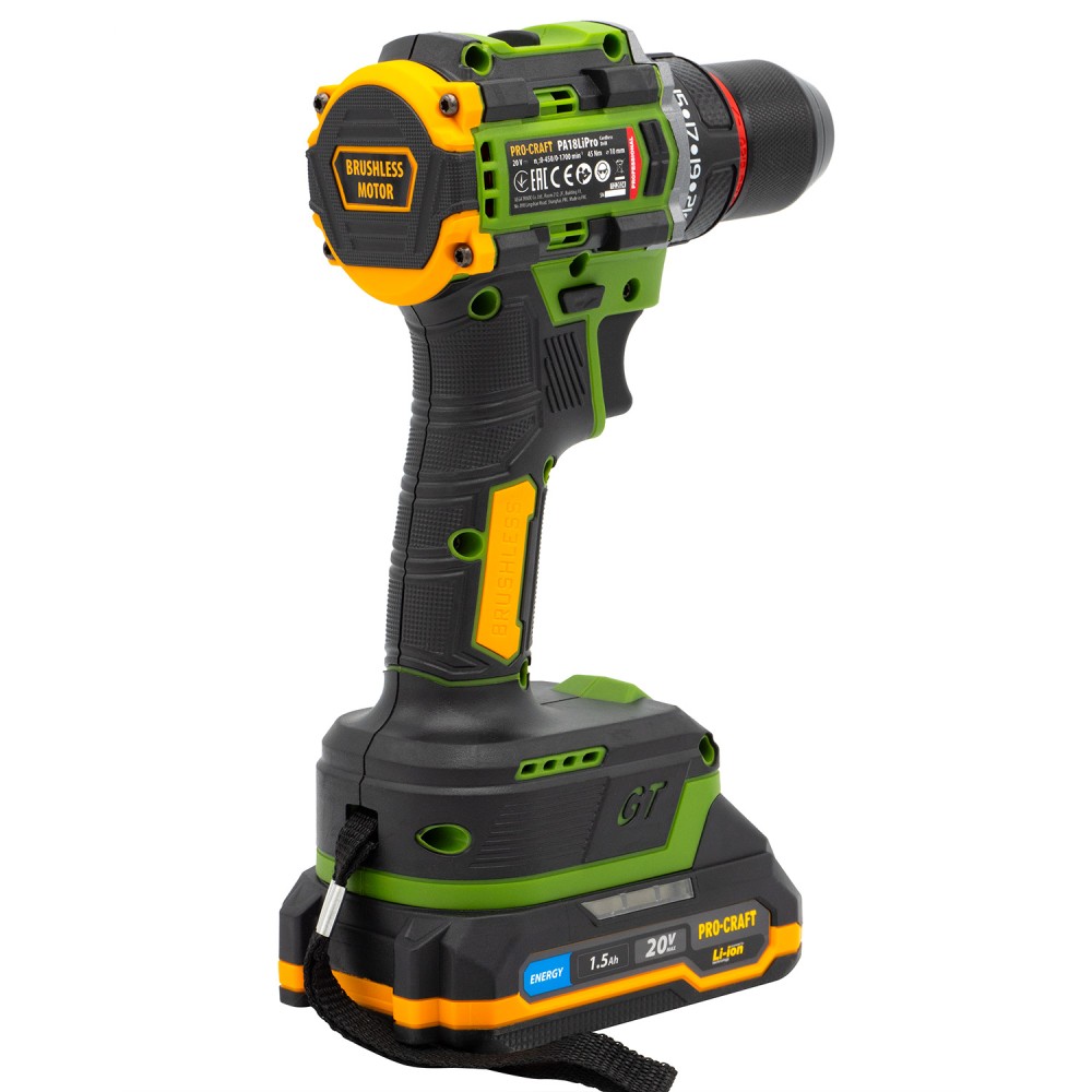 Шуруповерт Procraft PA18LiPro 1 АКБ (PC-000191)