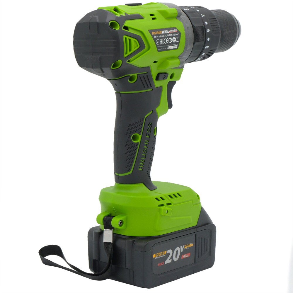 Шуруповерт Procraft PA18BL Universal Extra без АКБ та ЗП (PC-101805)