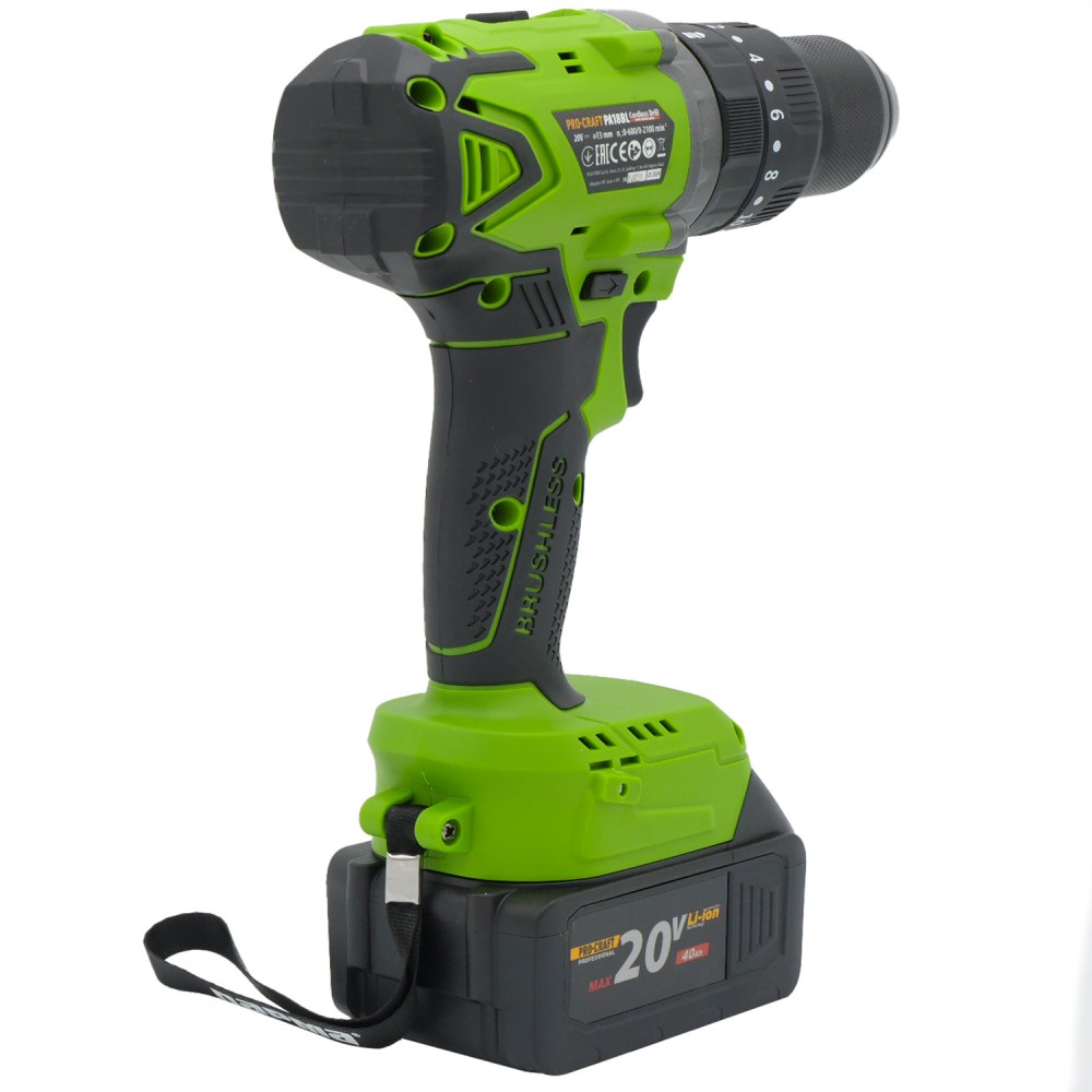 Шуруповерт Procraft PA18BL Universal Extra з 1 АКБ та ЗП (PC-101804)