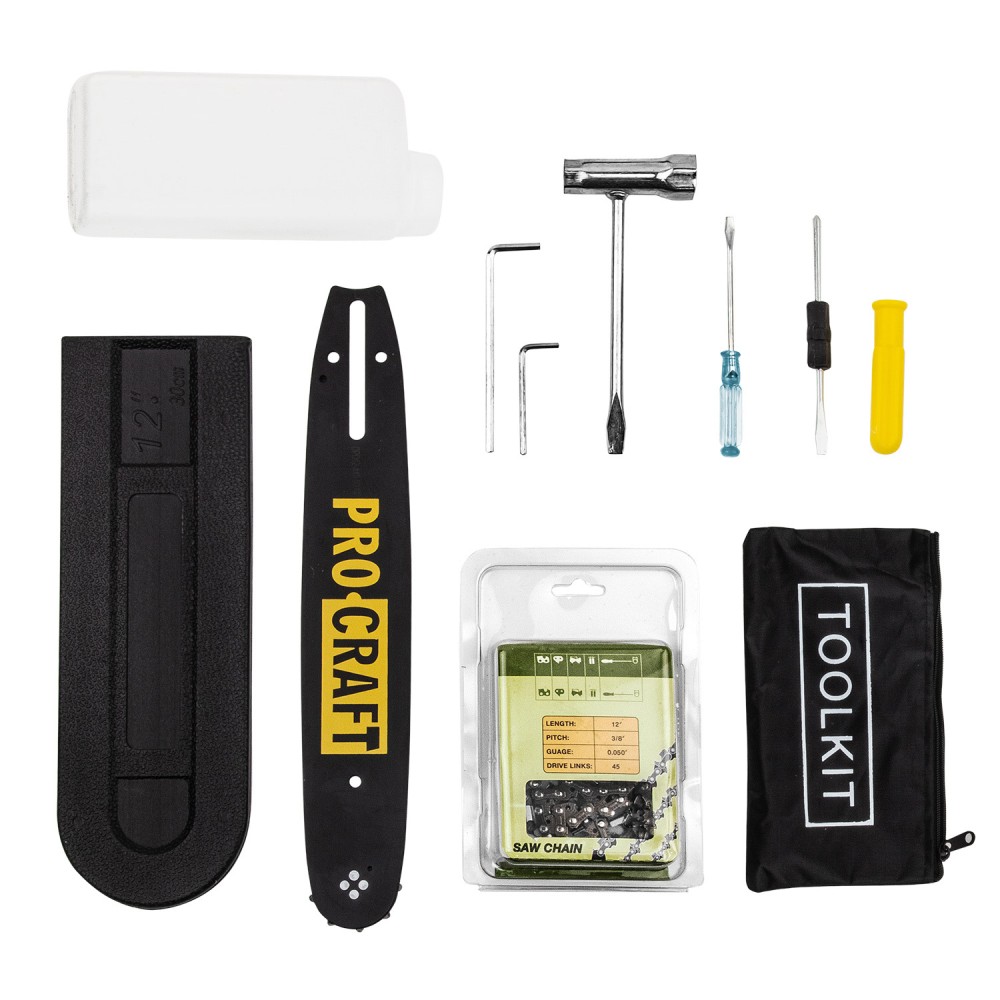 Бензопила Procraft K300S, шина, ланцюг 30 (PC-600300)