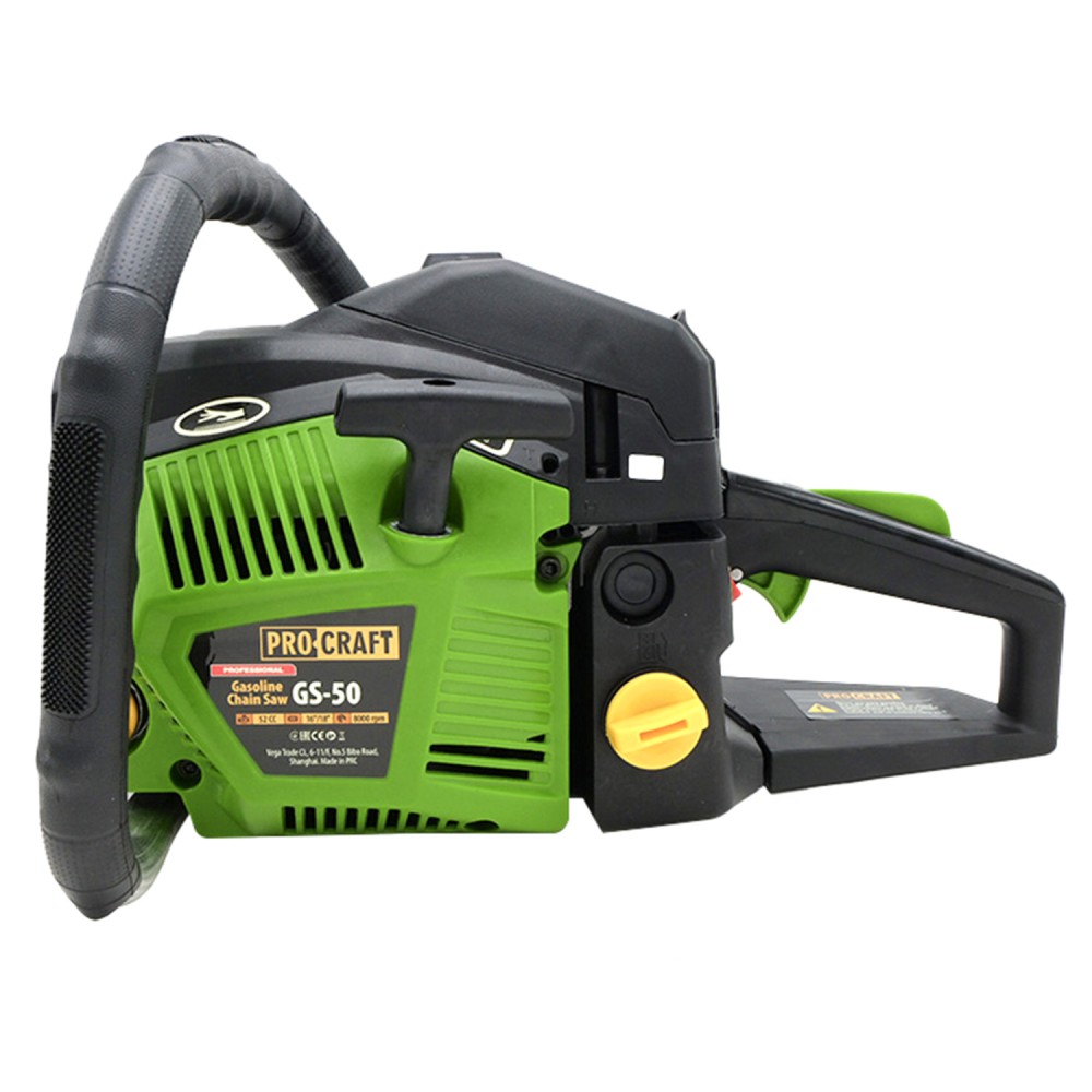Бензопила Procraft GS50, 1 шина, 1 ланцюг 40 (PC-600501)