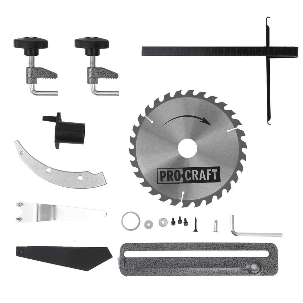 Дискова пила Procraft KR2500 з кріпленням до столу (PC-025001)