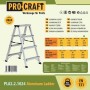 Драбина-стрем'янка алюмінієва Procraft PLA2.2.1024 (PC-221024)