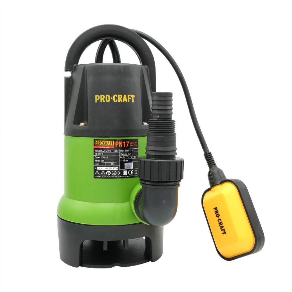 Дренажно-фекальний насос Procraft PN17 (PC-000017)