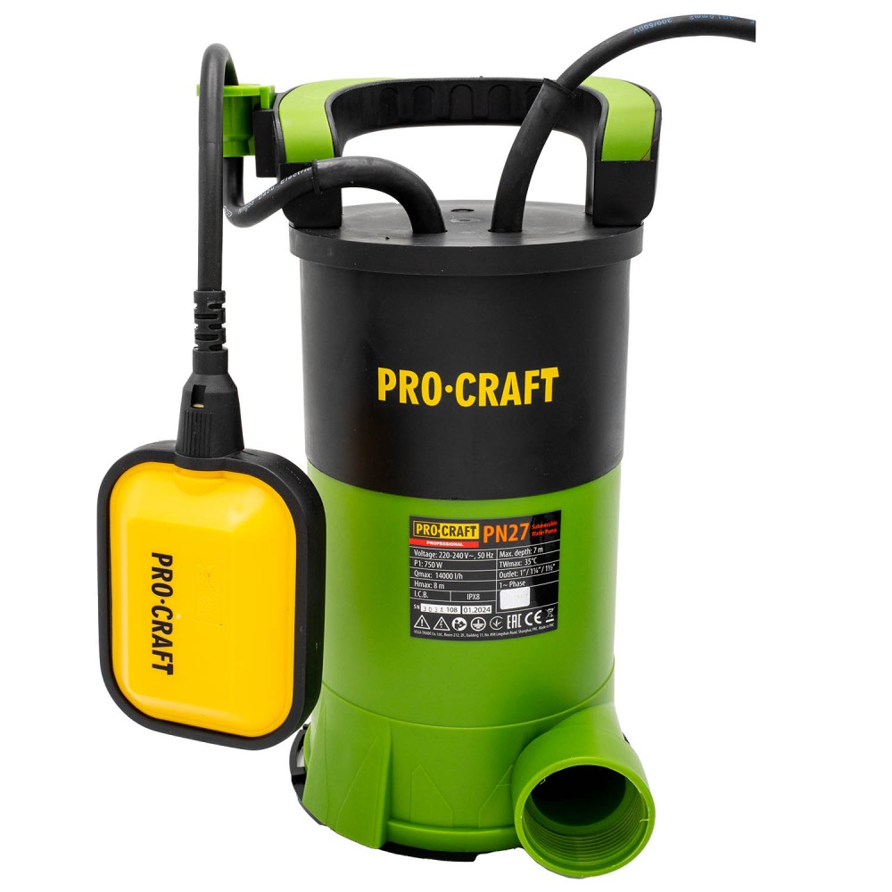 Дренажно-фекальний насос Procraft PN27 (PC-000027)