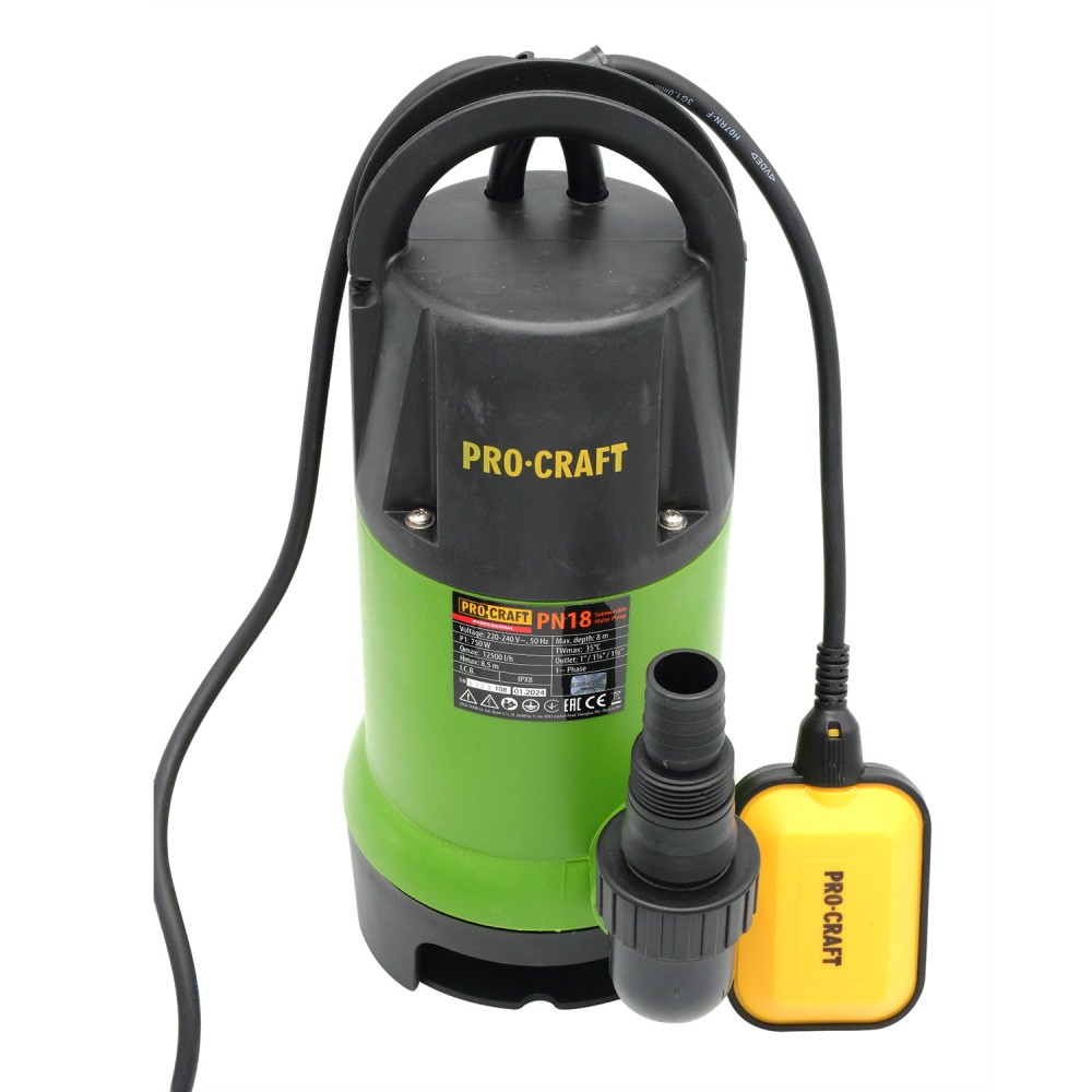 Дренажно-фекальний насос Procraft PN18 (PC-000018)