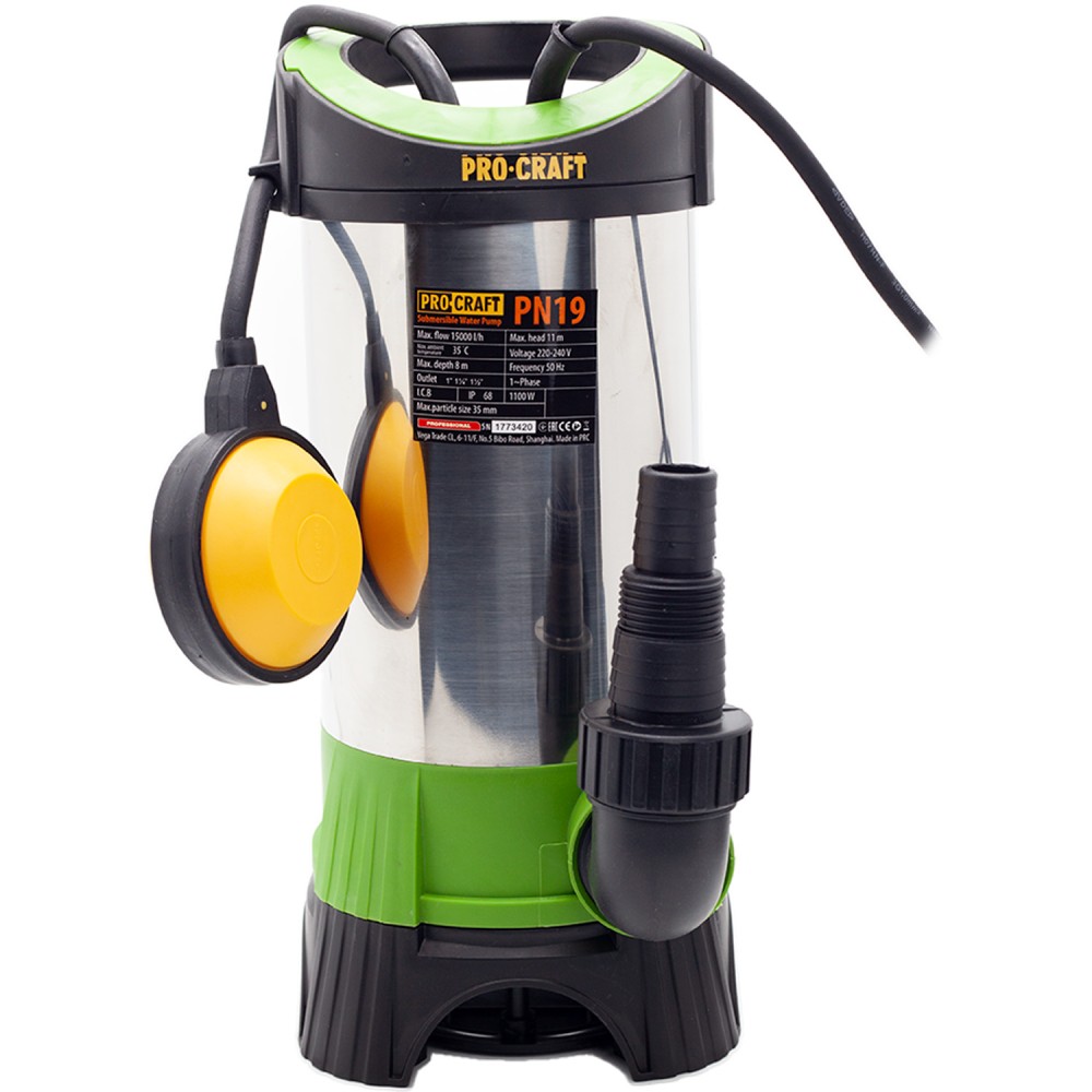 Дренажно-фекальний насос Procraft PN19 (PC-000019)