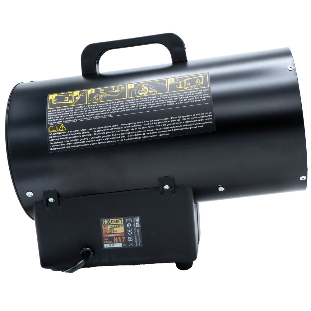 Газова теплова гармата Procraft H17 (PC-000171)