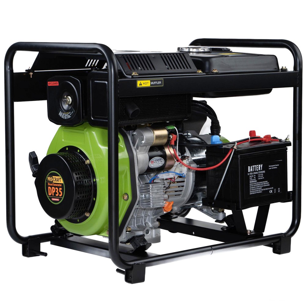 Генератор дизельний Procraft DP35 (PC-035100)