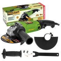 Кутошліфувальна машина Procraft PW1200E 125 мм (PC-012003)