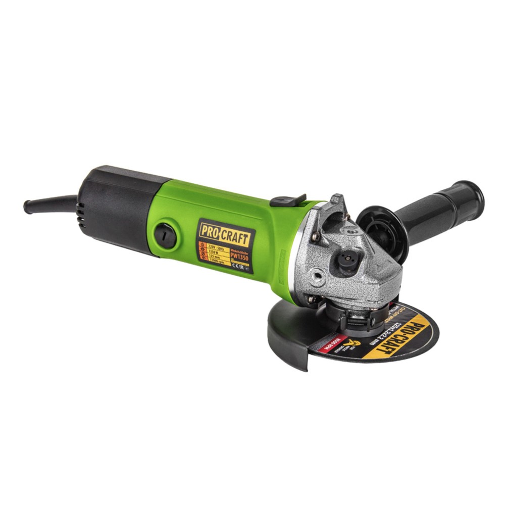 Кутошліфувальна машина Procraft PW1350 125 мм (PC-001350)