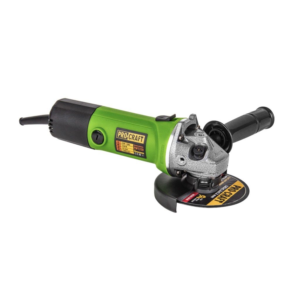 Кутошліфувальна машина Procraft PW1350E 125 мм (PC-013504)