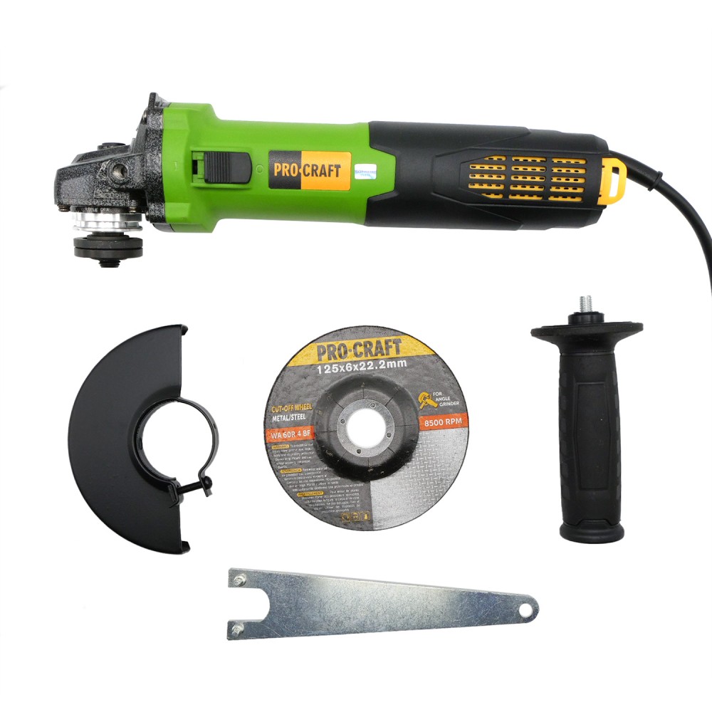 Кутошліфувальна машина безщіткова Procraft PW2350 125 мм (PC-023500)