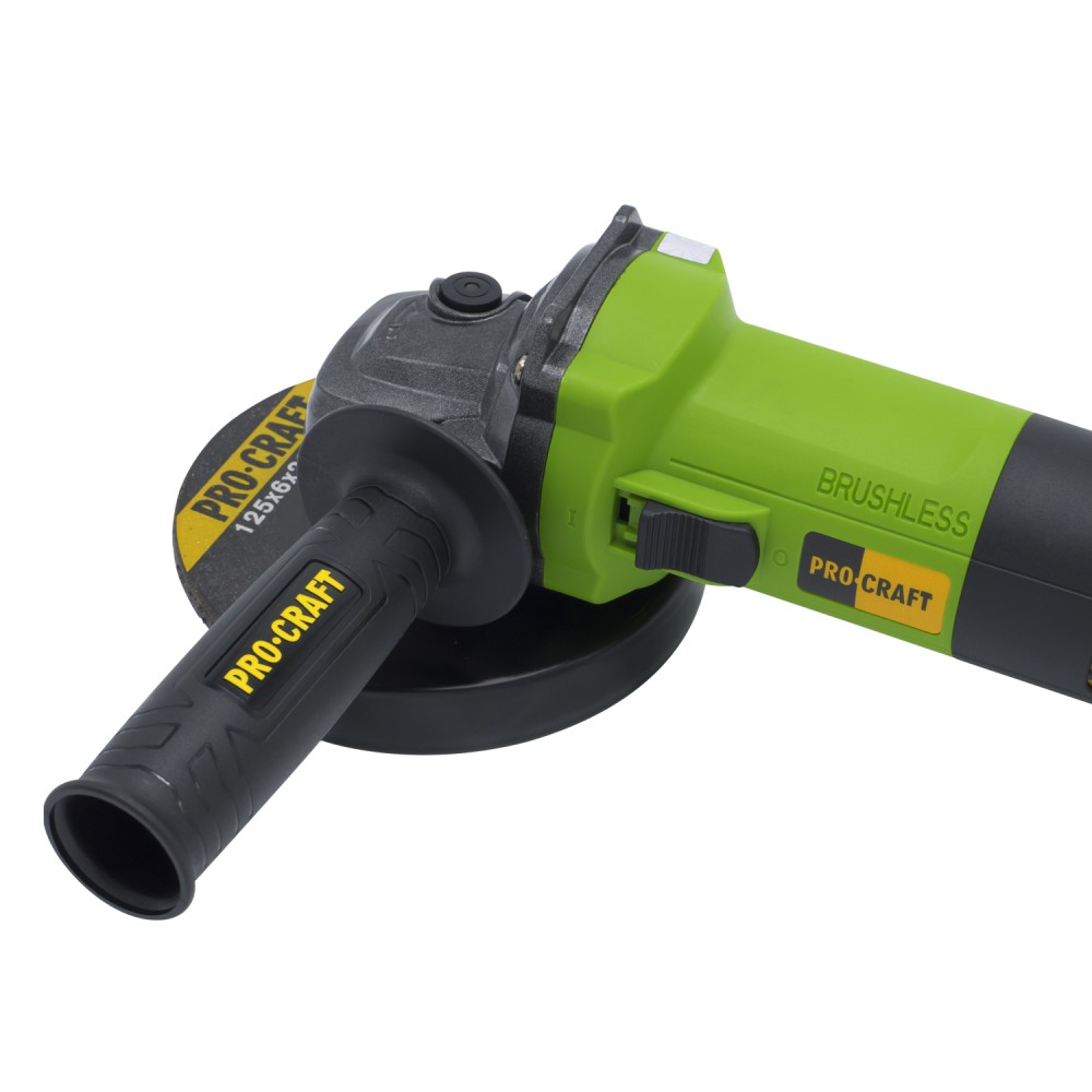 Кутошліфувальна машина безщіткова Procraft PW1550 125 мм (PC-015502)