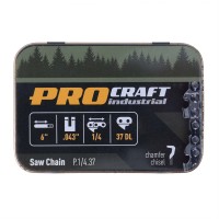 Ланцюг для ланцюгової пилки Procraft industrial P.1/4.37 Universal 1/4" шаг 37 зв. (PC-P14370)