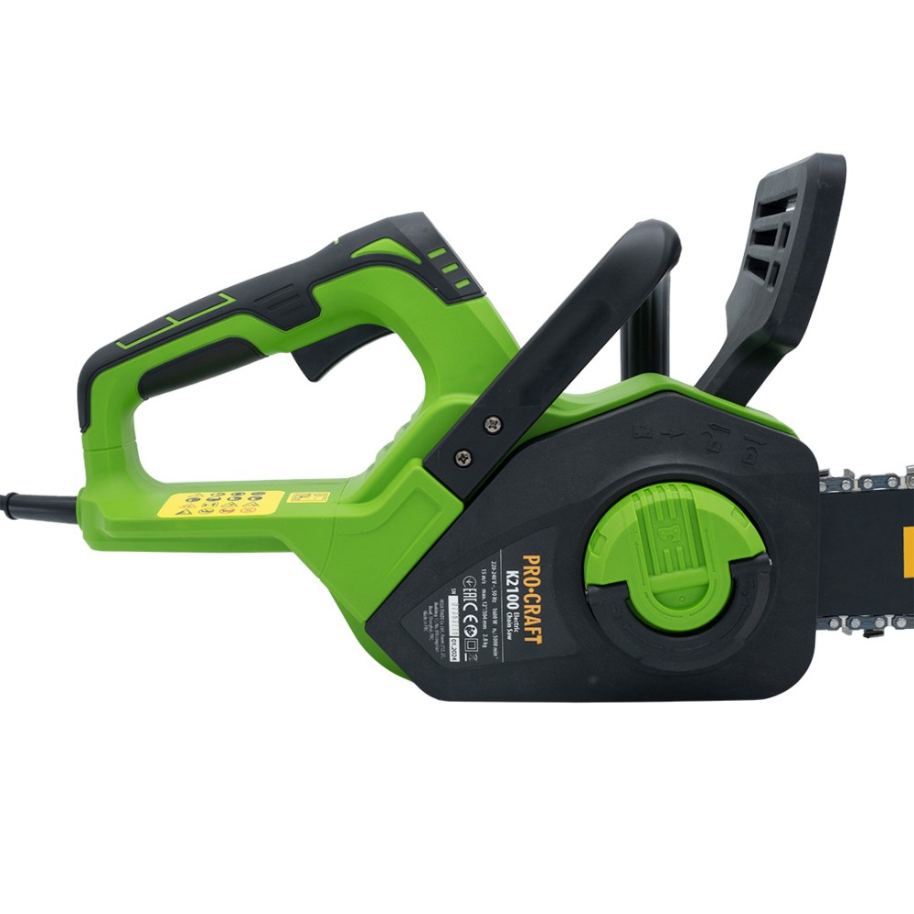 Електрична безщіткова пилка Procraft K2100 збоку (PC-702100)