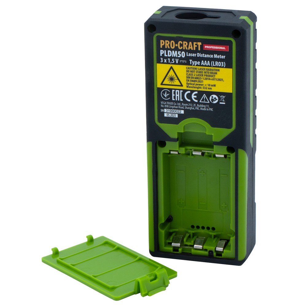 Лазерний далекомір Procraft PLDM50 (PC-000503)