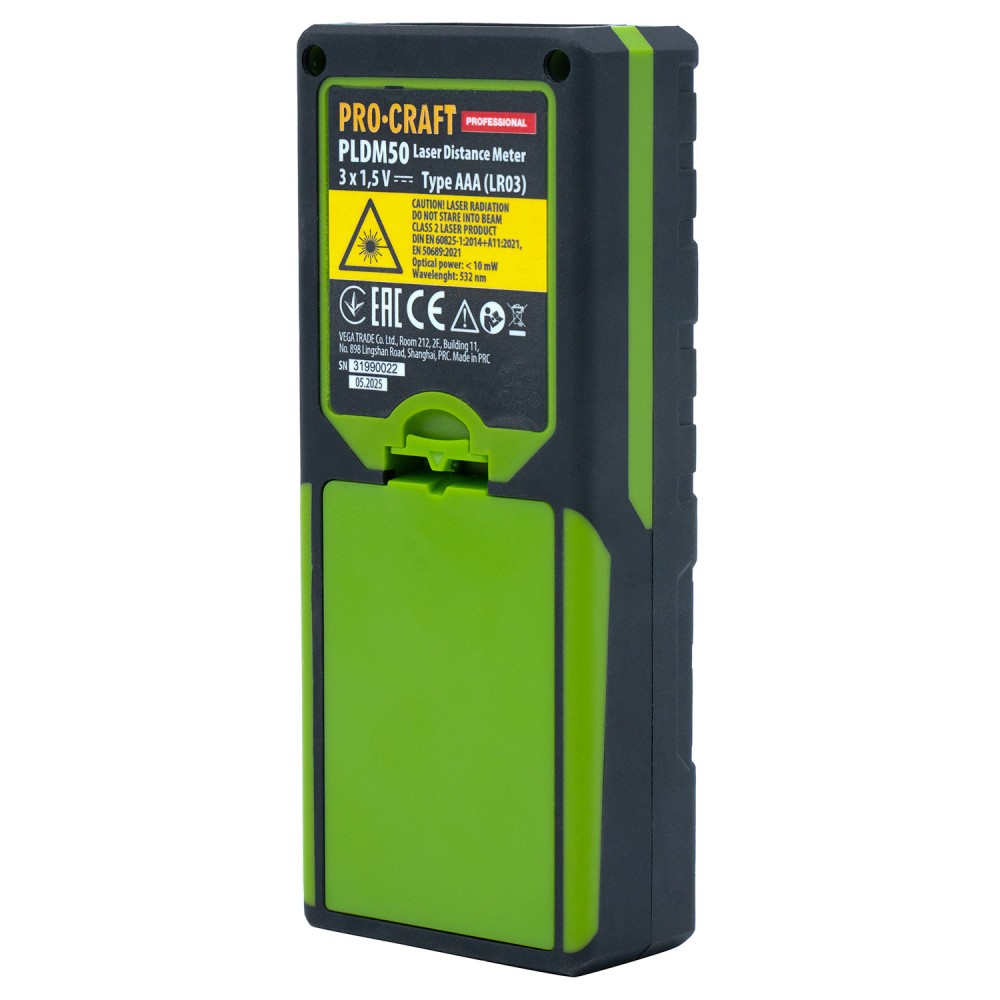 Лазерний далекомір Procraft PLDM50 (PC-000503)