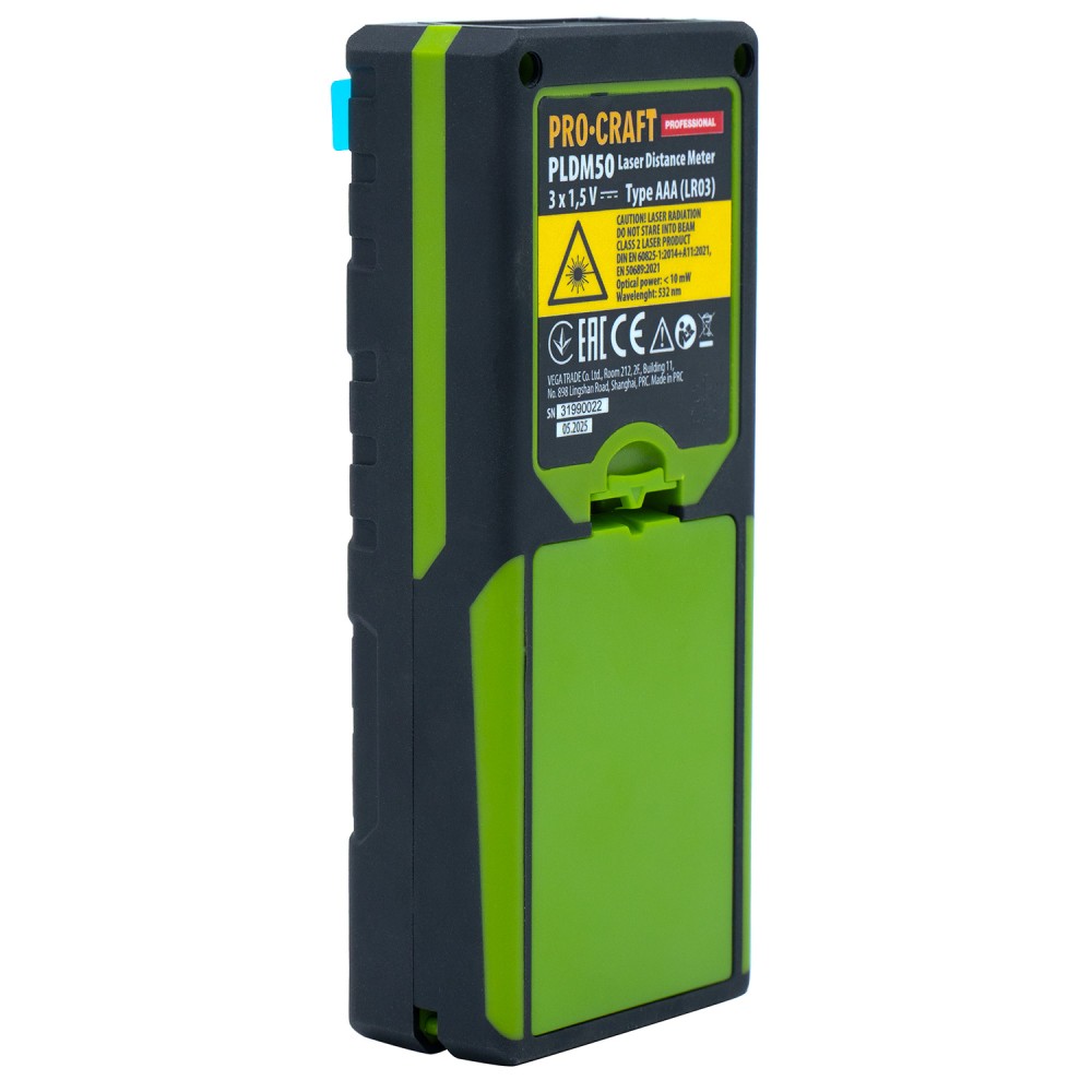 Лазерний далекомір Procraft PLDM50 (PC-000503)