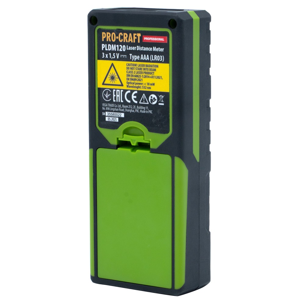 Лазерний далекомір Procraft PLDM120 (PC-000120)
