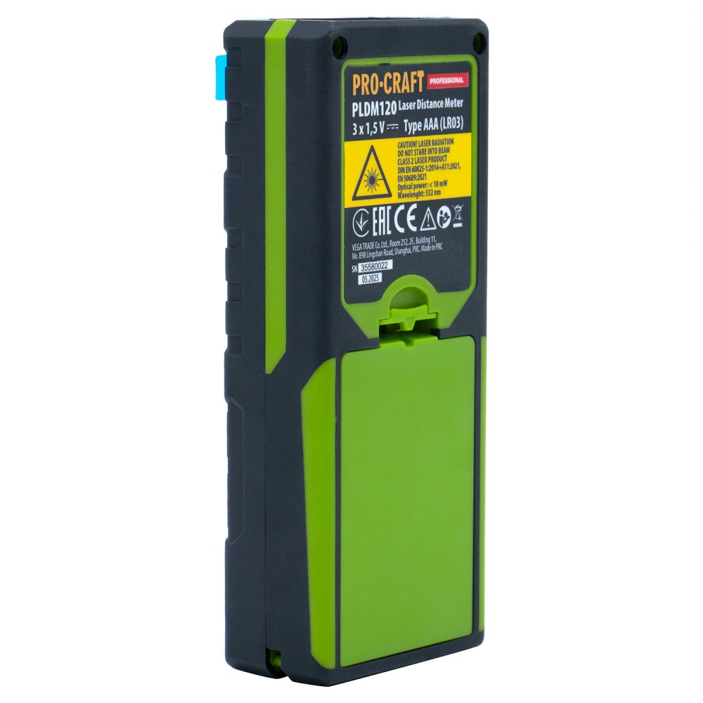 Лазерний далекомір Procraft PLDM120 (PC-000120)