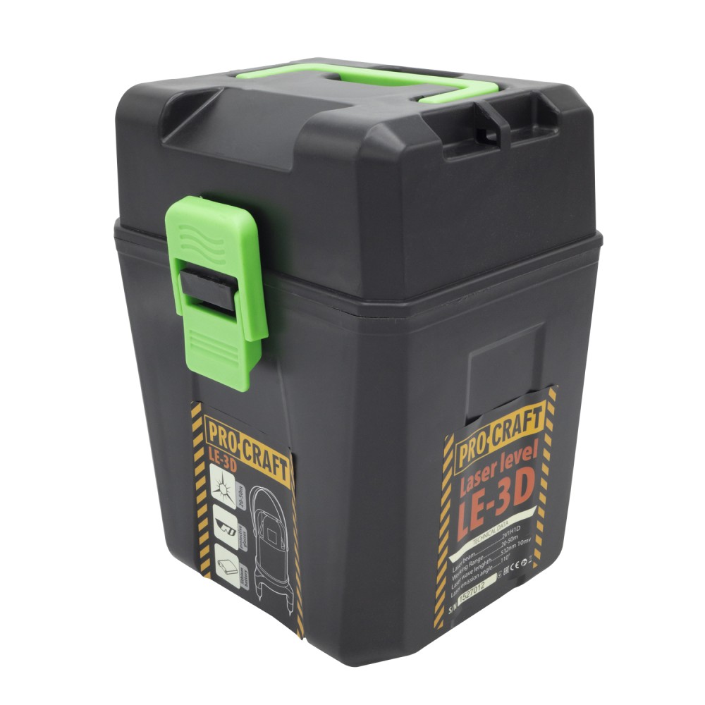Лазерний рівень Procraft LE-3D (PC-000032)