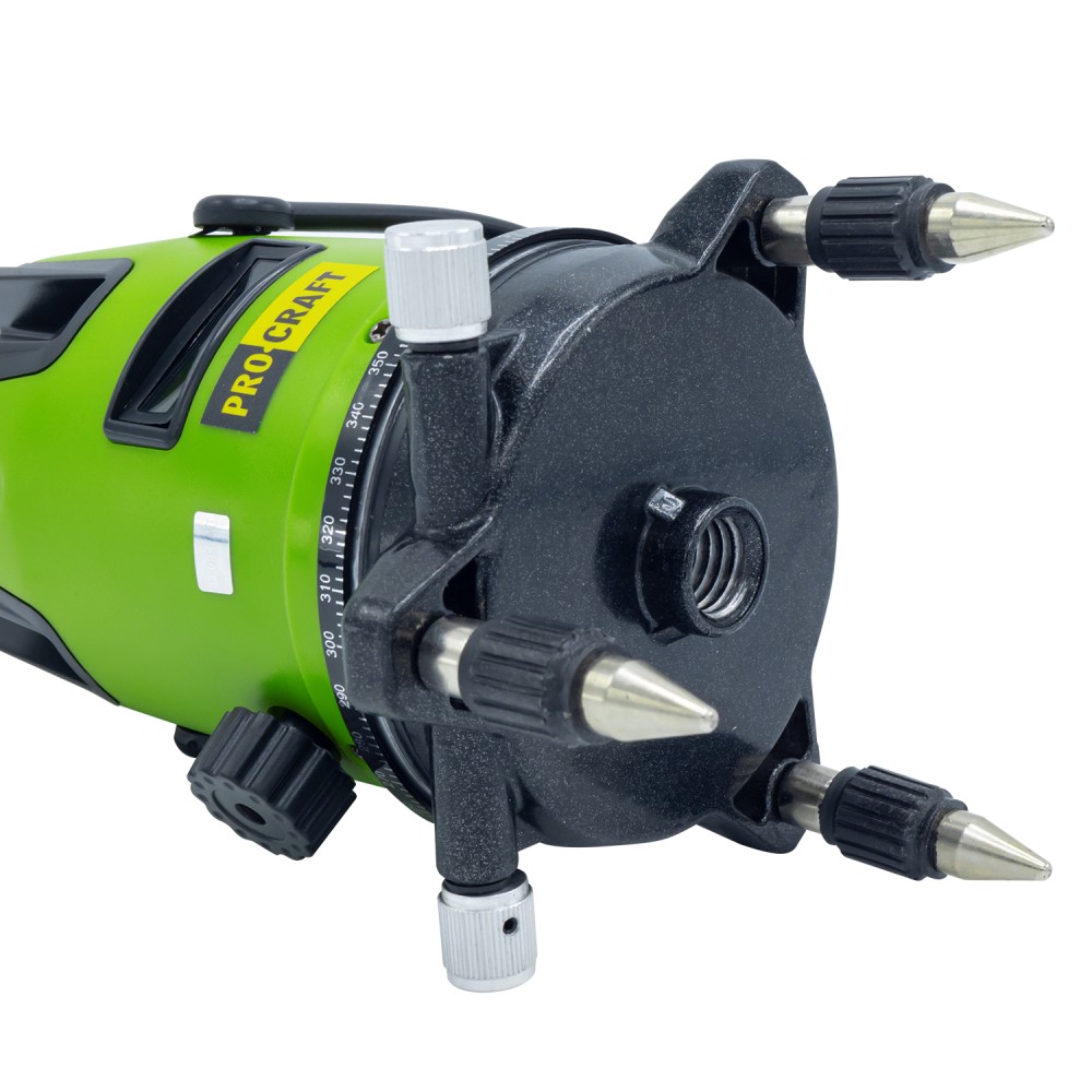 Лазерний рівень Procraft LE-5D з зеленим діодом (PC-000033)