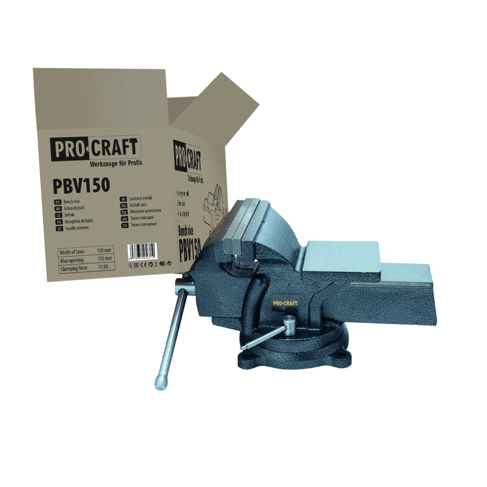 Лещата слюсарні Procraft PBV150 (PC-001501)
