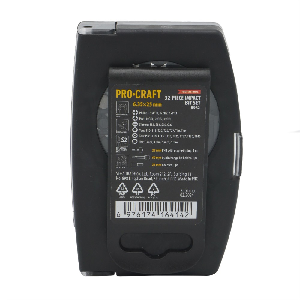 Набір біт Procraft BS32 (PC-000034)