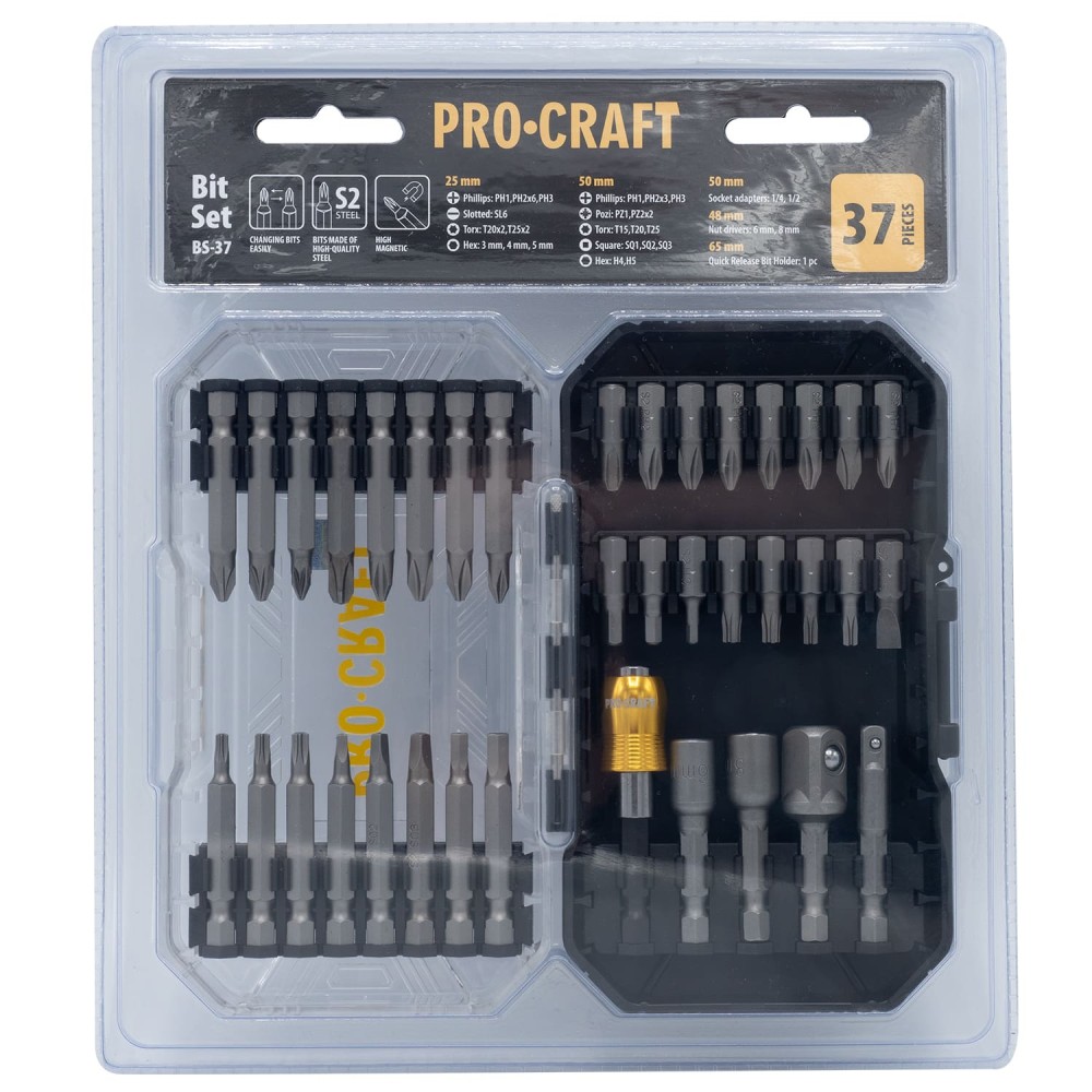 Набір біт Procraft BS37 (PC-000037)
