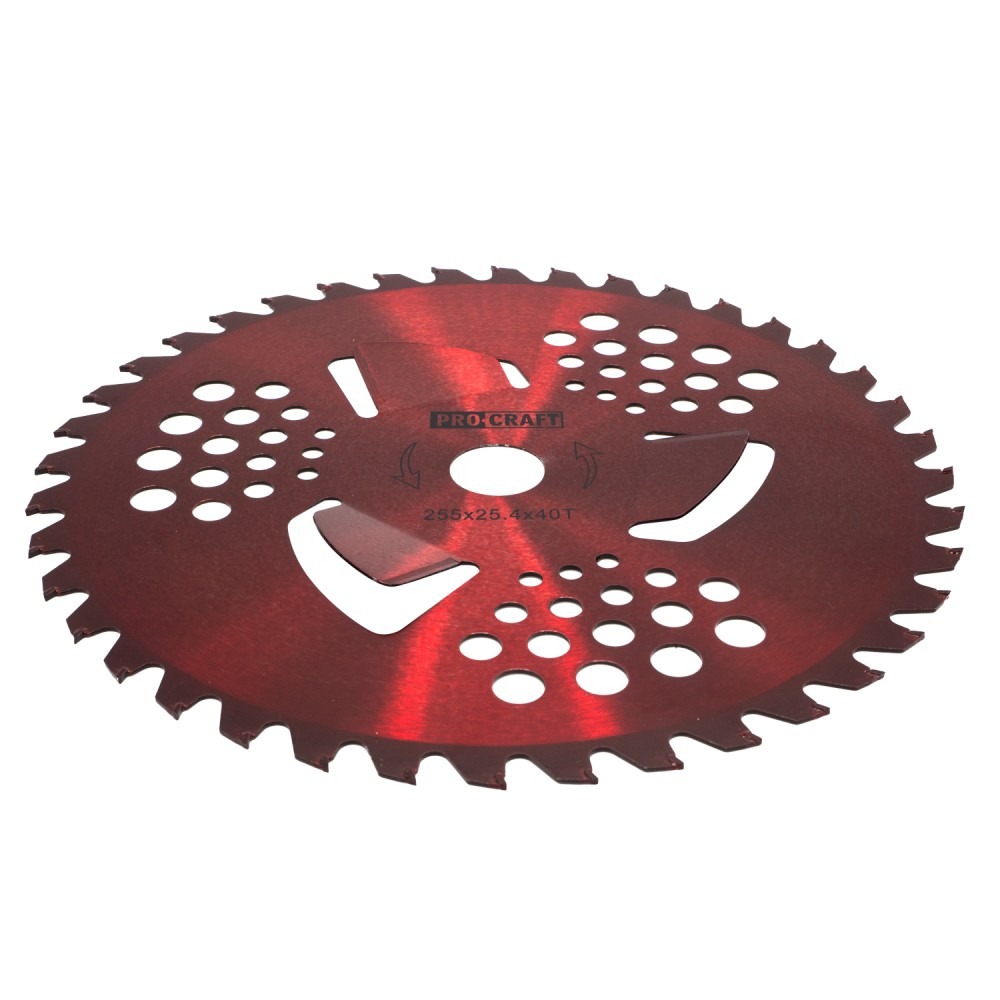 Ніж 40T победит червоний Procraft D255*25.4 (PC-H/P-3/R)
