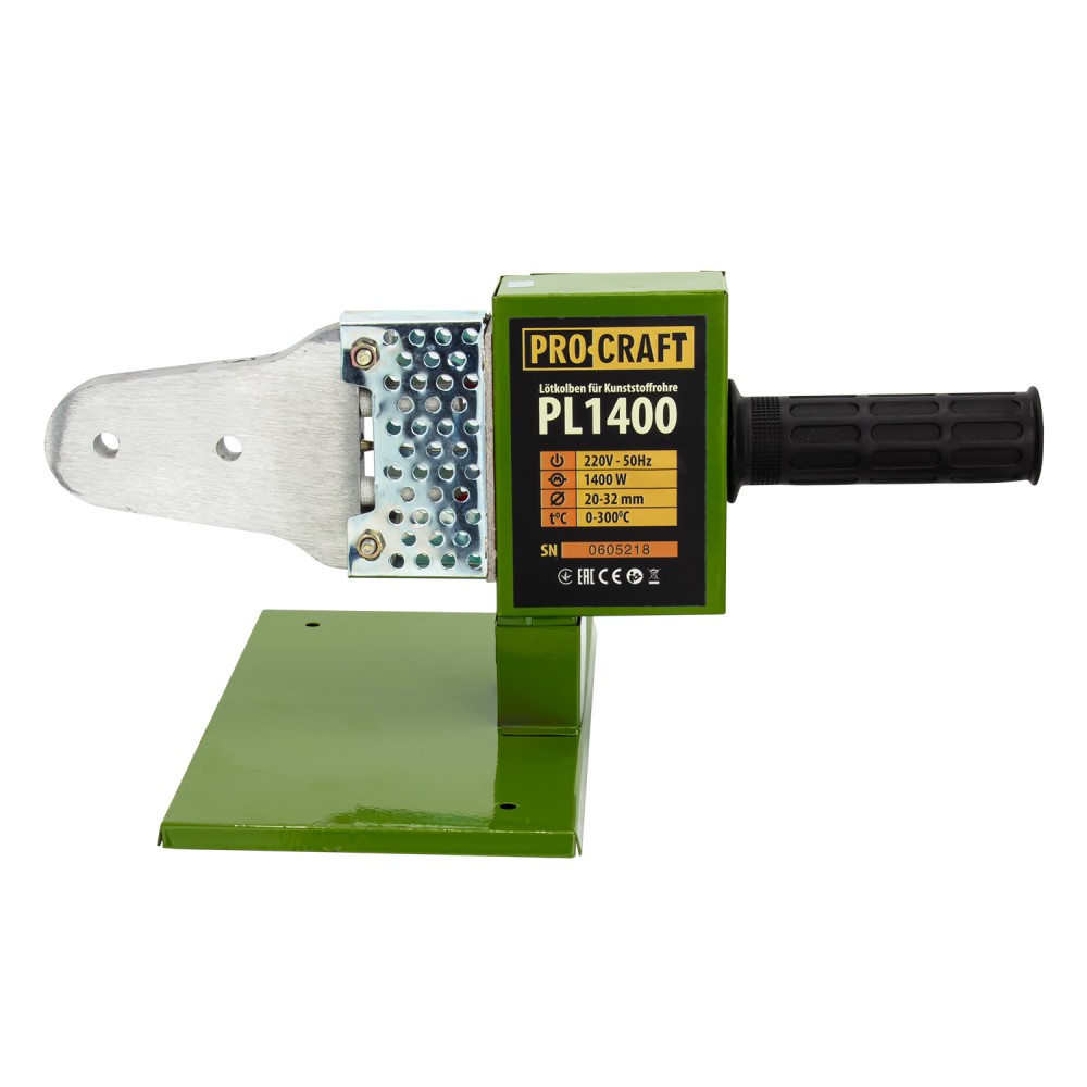 Паяльник для пластикових труб Procraft PL1400 (PC-014003)