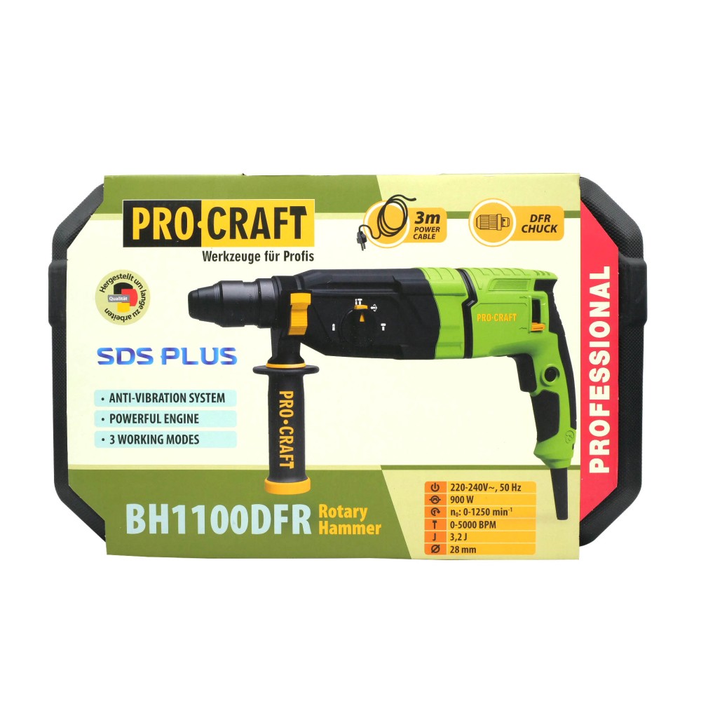 Перфоратор Procraft BH1100DFR (PC-011007)